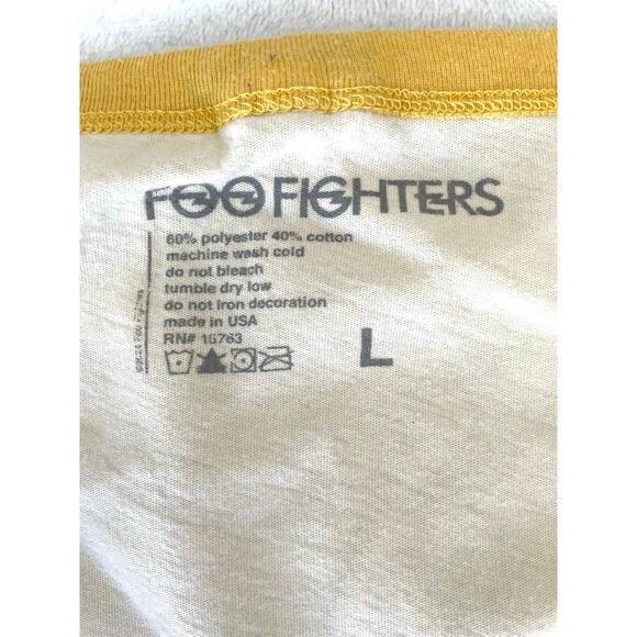 Foo Fighters 2024 Tour Tank Top Ringer Style Men’s Large Made in USA - Picture 7 of 7